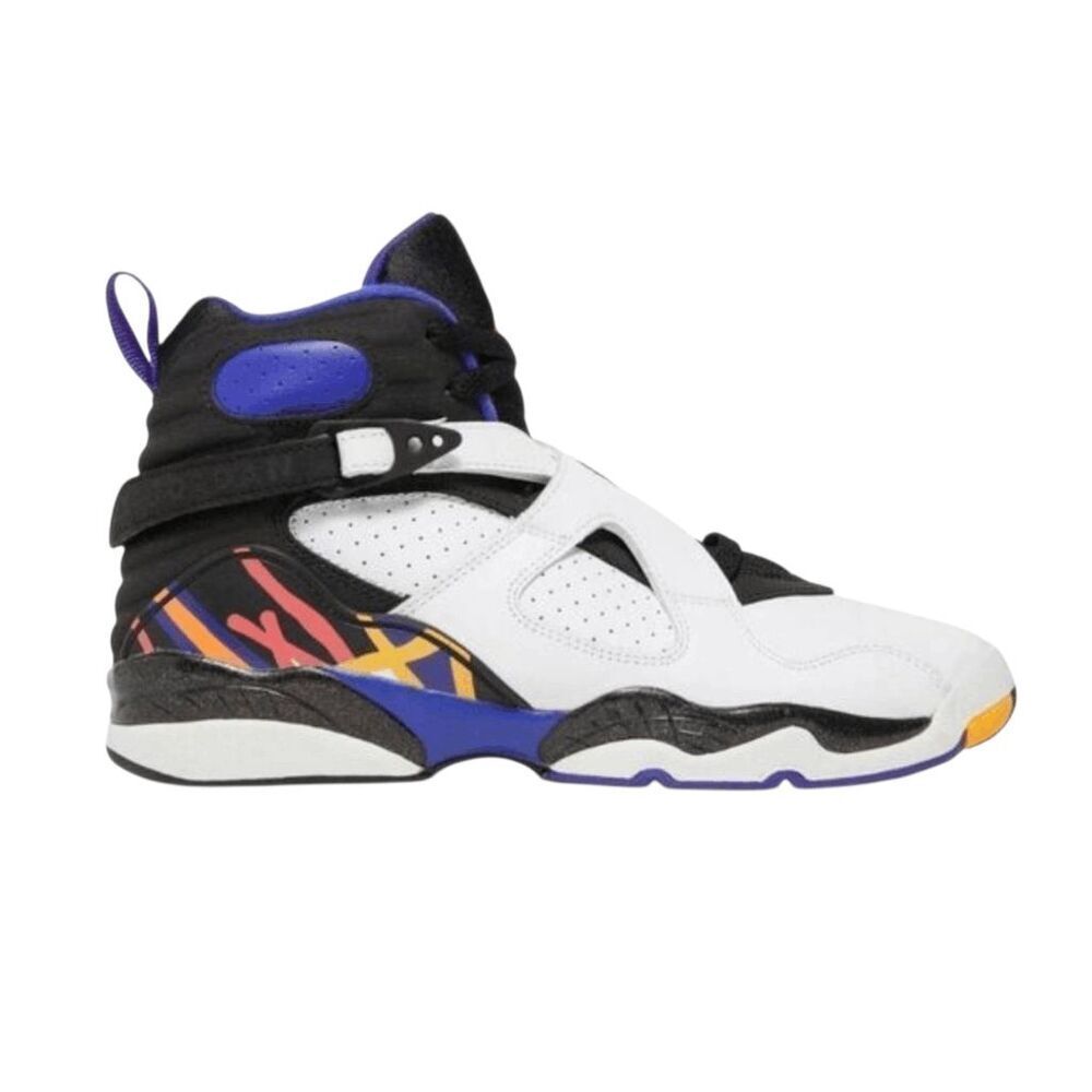 NIKE Air Jordan 8 Retro 'Three Peat' Basketball Shoes Size 13